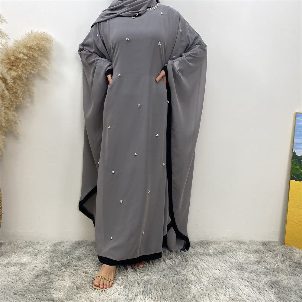6763# 2024 chiffon adjustable waist abaya ramadan eid mubarak dubai kaftan abayas