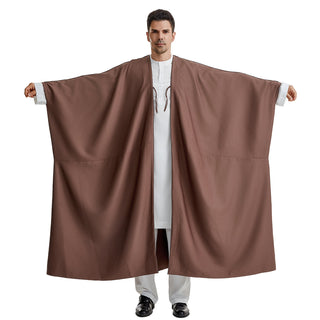 TH835#Abaya Muslim Clothing Islamic High Quality Men's Robe