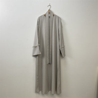 6804#Latest Dress for Women Linen Material Dubai Middle East Fashion Long Sleeve Dress Latest Dress for Women Linen Material Dubai Middle East Fashion Long Sleeve Dress