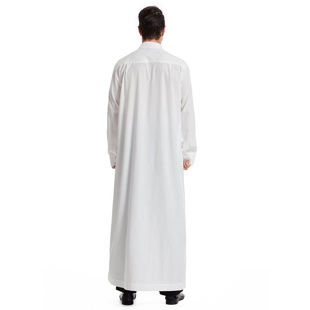 TH828#Abaya Muslim Clothing Long Sleeves Islamic High Quality Men's Clothing