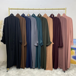 1993# Latest designs casual plain islamic clothing muslim dubai Nida abayas