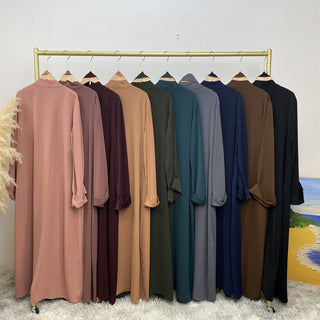 1993# Latest designs casual plain islamic clothing muslim dubai Nida abayas