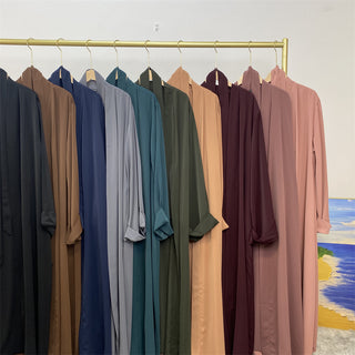 1993# Latest designs casual plain islamic clothing muslim dubai Nida abayas