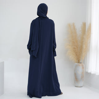 1714#Nida Ruffle Style One Piece Jilbab Abaya Women muslim dress