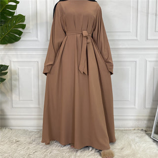 6394#50% Off Hot Sell Popular Simple Nida Abaya Long Dresses