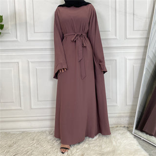 6394#50% Off Hot Sell Popular Simple Nida Abaya Long Dresses