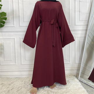 6394#50% Off Hot Sell Popular Simple Nida Abaya Long Dresses