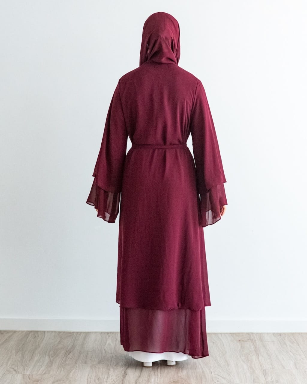 1875#New Arrival Solid Color Abaya Dubai Fashion Women Muslim Cardigan