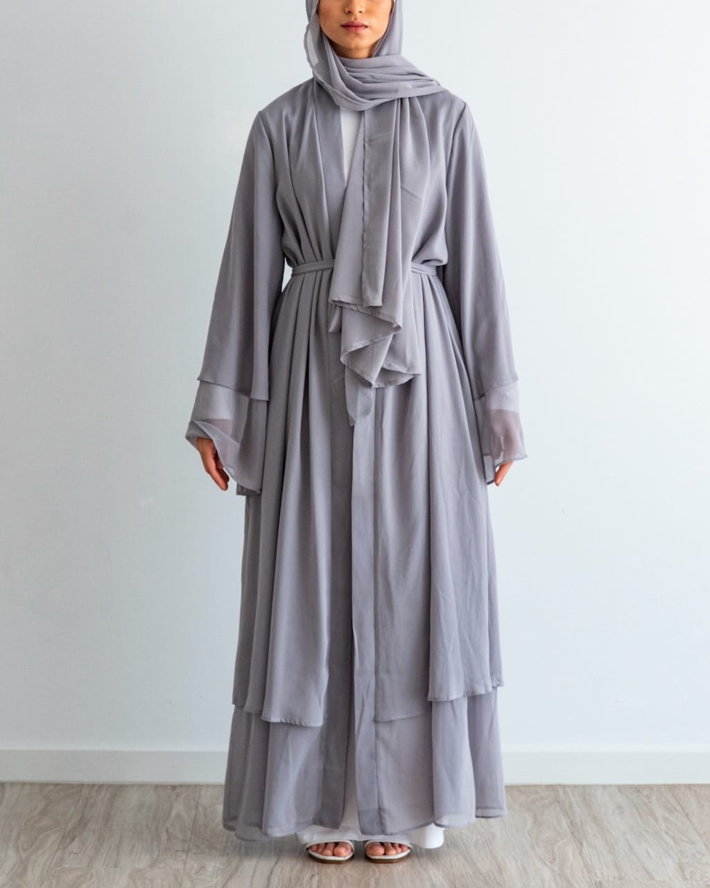 1875#New Arrival Solid Color Abaya Dubai Fashion Women Muslim Cardigan