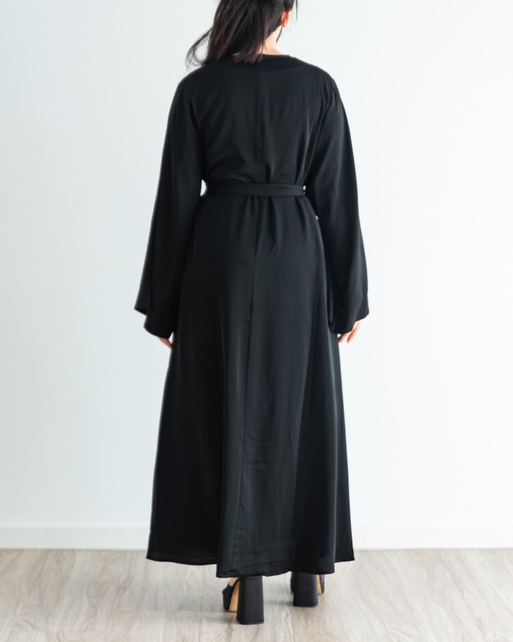 6394#On Sale Hot Sell Popular Simple Nida Abaya Long Dress Color Dresses