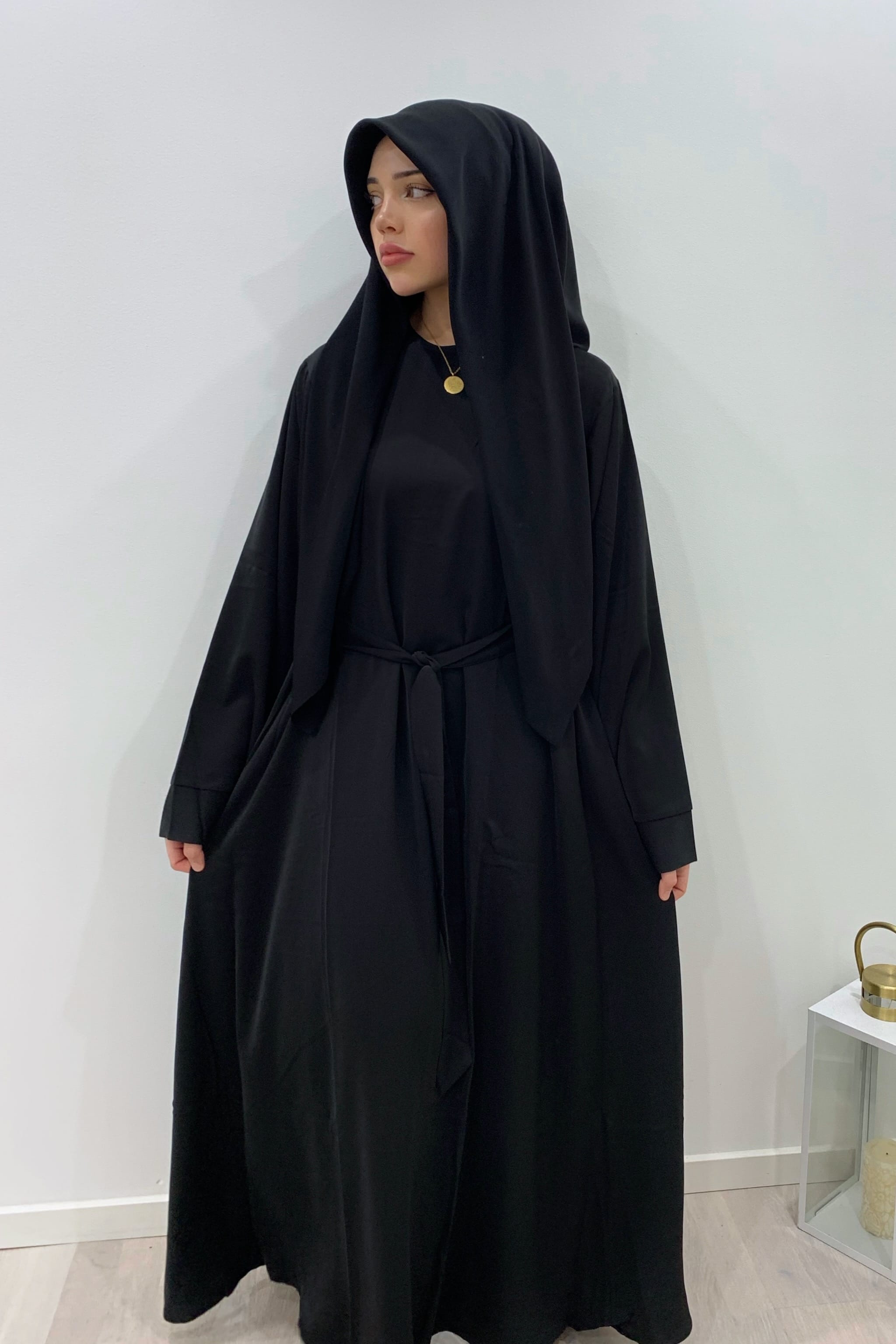 6394#On Sale Hot Sell Popular Simple Nida Abaya Long Dress Color Dresses