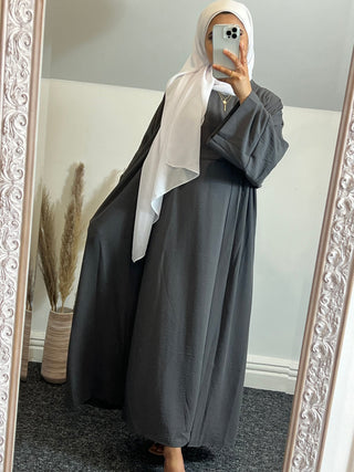 1480#Hot selling high quality cheap price Muslim women 2pcs Abaya set