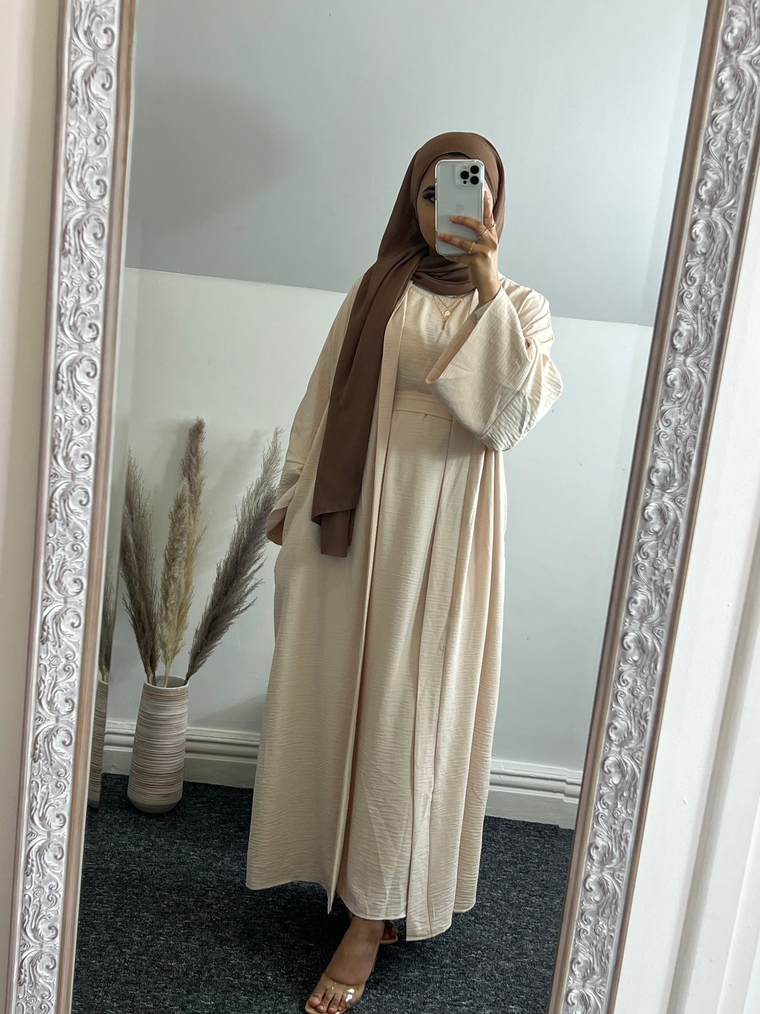 1480#Hot selling high quality cheap price Muslim women 2pcs Abaya set