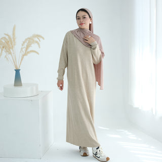 M011# Wholesale Winter Knit Fabric Abaya Spring/ Autumn Traditional Muslim Clothing Accessories