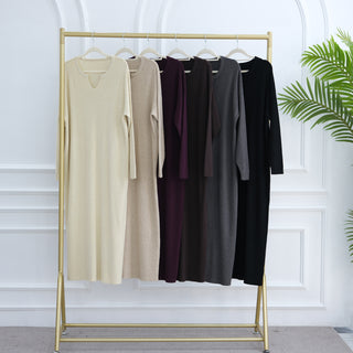 M011# Wholesale Winter Knit Fabric Abaya Spring/ Autumn Traditional Muslim Clothing Accessories