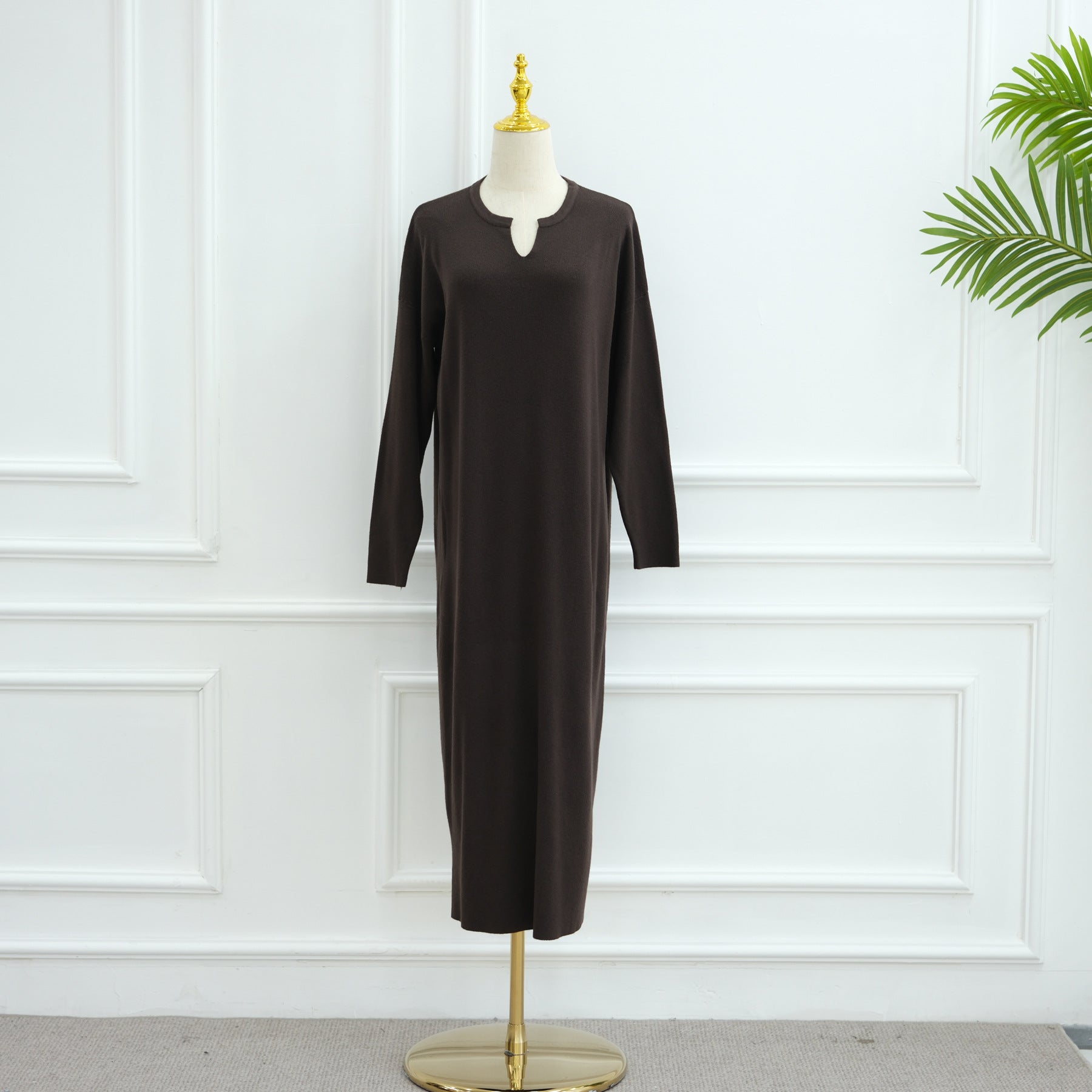 M011# Wholesale Winter Knit Fabric Abaya Spring/ Autumn Traditional Muslim Clothing Accessories
