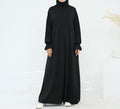 1958# One Piece Jersey Prayer Hoodie Abaya Breathable Traditional Islamic Clothing for Women for Eid Ramadan Prayers