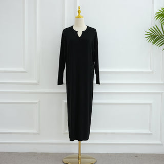 M011# Wholesale Winter Knit Fabric Abaya Spring/ Autumn Traditional Muslim Clothing Accessories