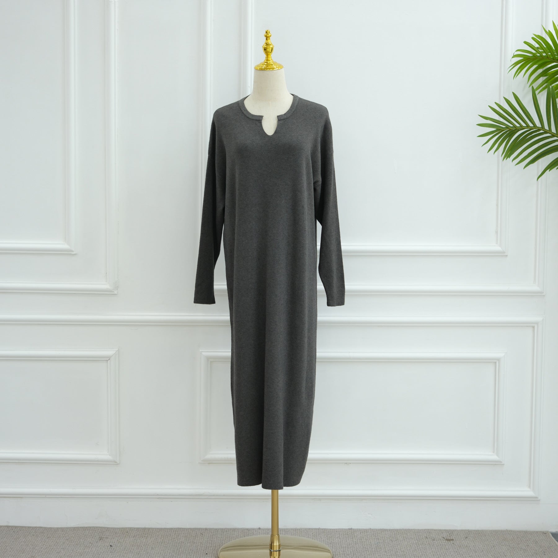 M011# Wholesale Winter Knit Fabric Abaya Spring/ Autumn Traditional Muslim Clothing Accessories