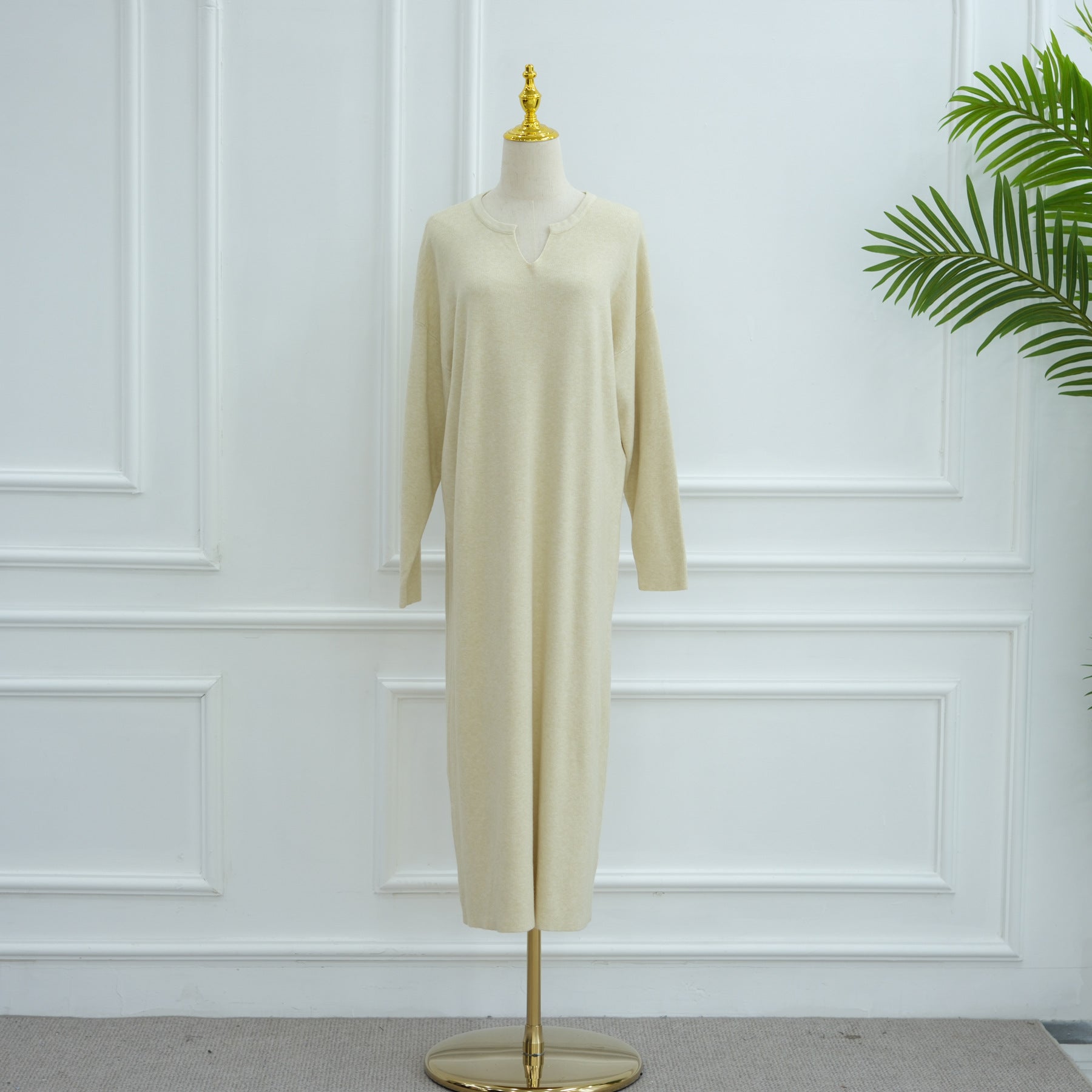 M011# Wholesale Winter Knit Fabric Abaya Spring/ Autumn Traditional Muslim Clothing Accessories