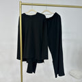 1894#New Suit Islamic Clothing 2 Piece Set Casual Style Elegant Suit Pants Set Muslim Women Modest Muslim Pants Top Set