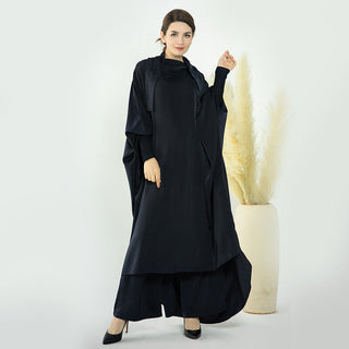 1572#Ladies Ramadan Islamic Clothing Two-Pieces Top and Pants Set