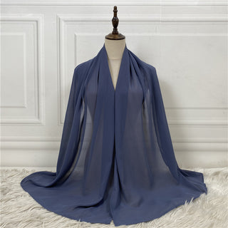 896# Best seller 3 layered chiffon open abaya cardigan