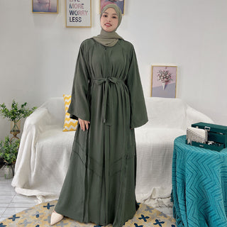 1525#2023 New Kaftans Women Arab Islamic Clothing EID Abaya