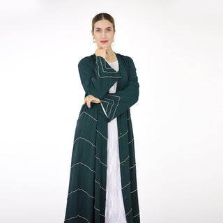 1540#Diamonds Fashion Abaya Wholesale Dubai EID Muslim Islamic Clothing