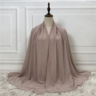 896# Best seller 3 layered chiffon open abaya cardigan