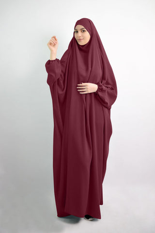 1390#Modest Khimar Hijab Abaya Jilbab_ Muslim Clothing 176 CM Length