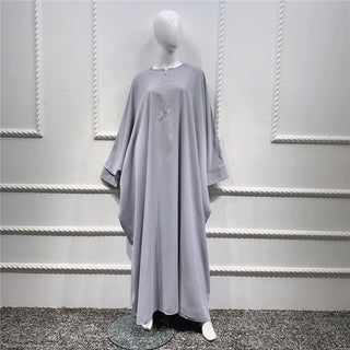 1425&1901#Drop Shipping Muslim Clothing Butterfly Sleeve Women Nida Jilbab_ Abaya Khimar Length : About 147cm 58 Inch