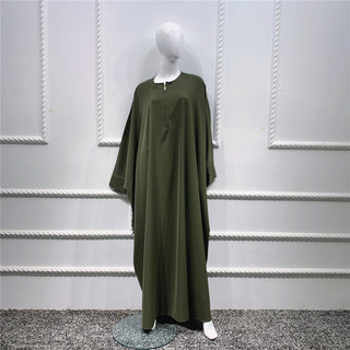 1425&1901#Drop Shipping Muslim Clothing Butterfly Sleeve Women Nida Jilbab_ Abaya Khimar Length : About 147cm 58 Inch