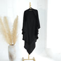 1928#One Layer Women Prayer Khimar Two Pieces Modest Abaya Set for Breast Feeding Mummy