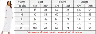 099# Daily Long Sleeve Bodycon Cotton Dress Muslim Women