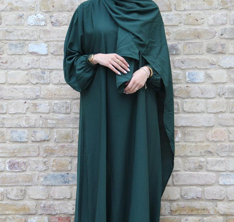 1499#Hoodie Abaya Islamic Clothing Hijab Jilbab_ Dress for Daily Wear