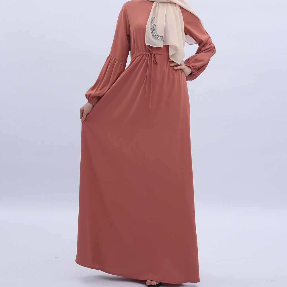 G9540#New Arrival Vestidos Long Dress Abaya Dubai Arabic Muslim Maxi Dresses