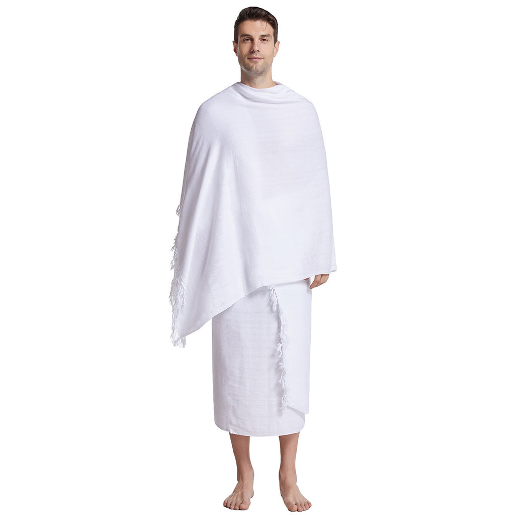 TH823#Men Robe Saudi Arab Kaftan Abaya Muslim Clothing Islamic Men's Clothing