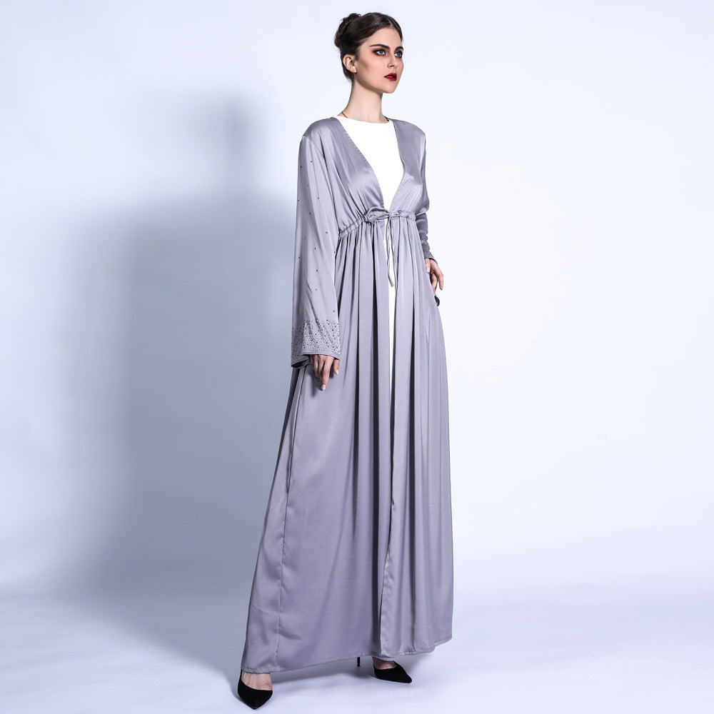 1321#2023 Latest EID Mubarak Muslim Maxi Abaya