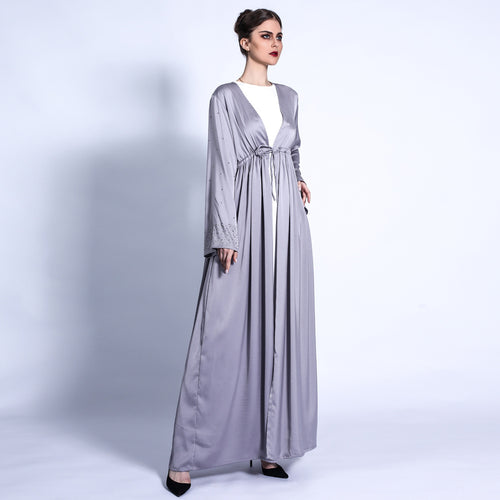 1321#2023 Latest EID Mubarak Muslim Maxi Abaya
