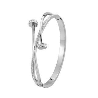 B10#New Unique Stainless Steel Bracelet Woman Love Wedding Gift Bangle Jewelry Wholesale