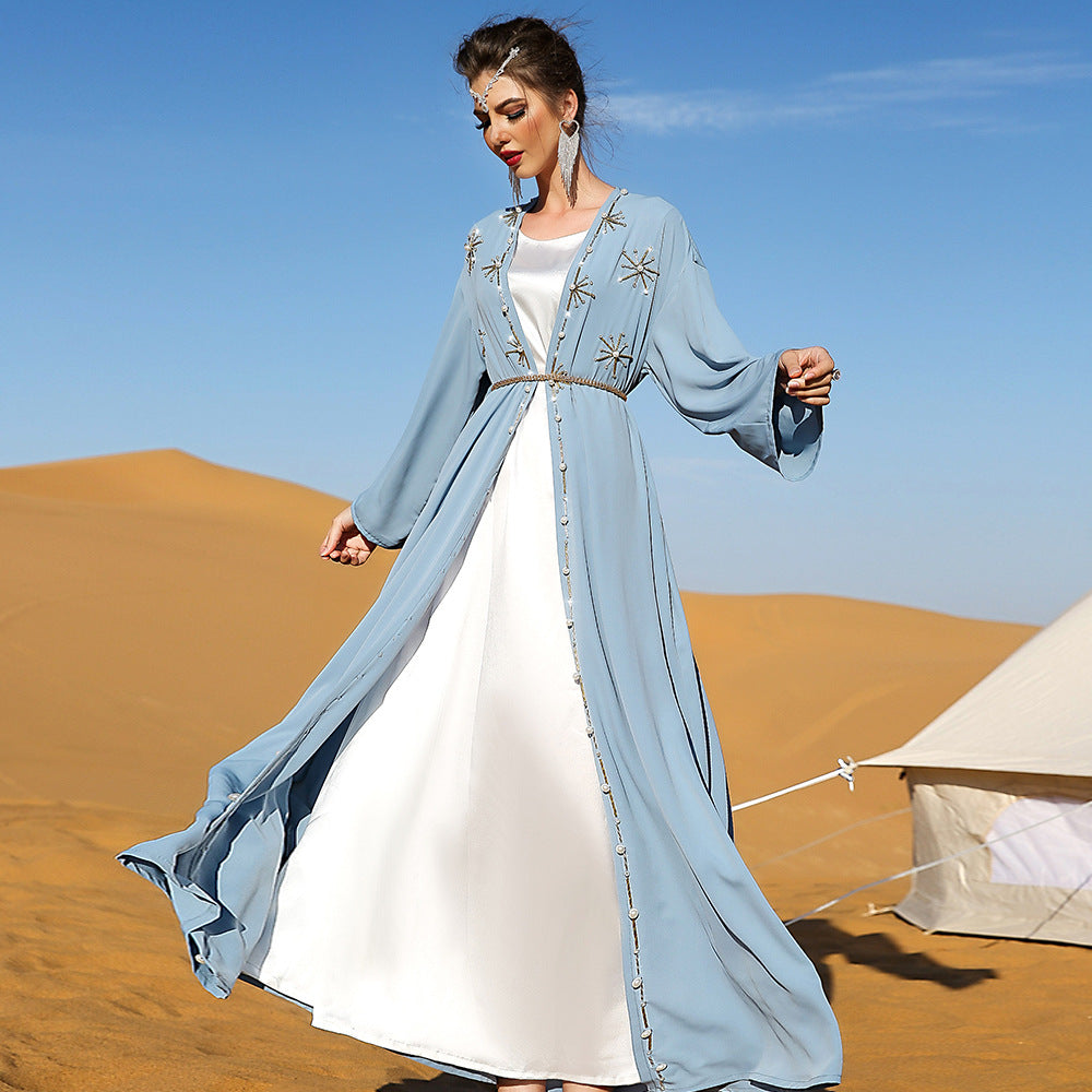 BA7016#New Arrival  Muslim Clothing cardigan muslim women abaya