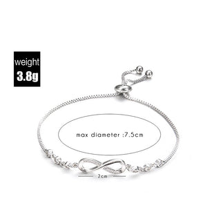 B12#Stainless Steel Chain Bracelets On Hand Adjustable Bracelets For Woman Party Jewelry