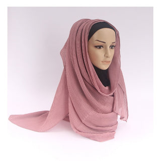 PW180951#Plain Islamic Muslim Scarf Hijab Ladies Fashion TR Cotton Scarfs