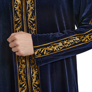 TH825#Thobe Saudi Arab Kaftan Male Abaya Men Muslim Clothing