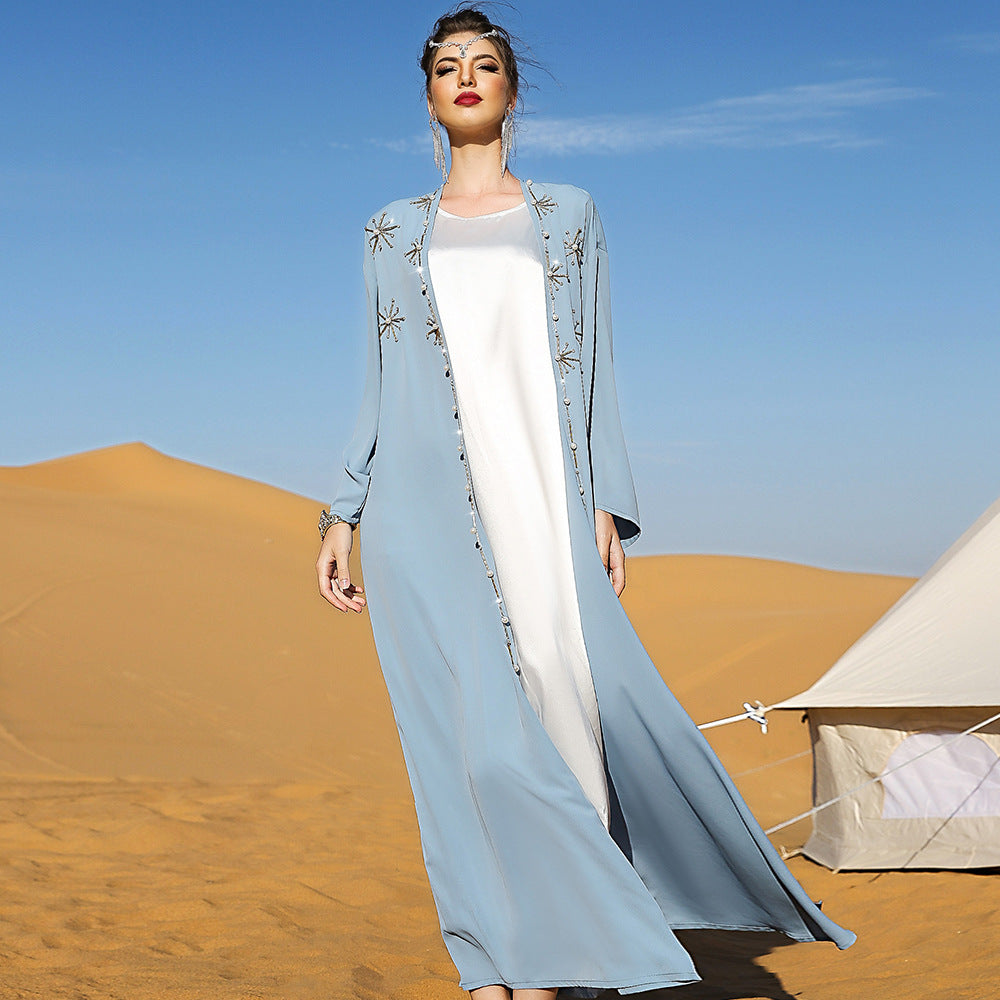 BA7016#New Arrival  Muslim Clothing cardigan muslim women abaya