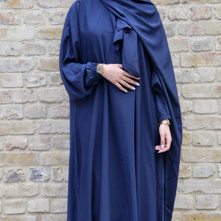 1499#Hoodie Abaya Islamic Clothing Hijab Jilbab_ Dress for Daily Wear