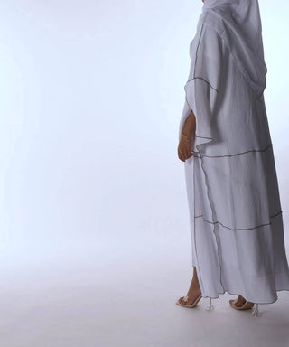 1509# 2023 Latest Islamic Clothing 3 Pieces Abaya Set for Muslim Women