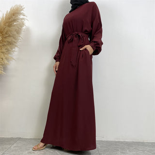 6673#High Quality Nida13 Colors Fashion Muslim Abaya Dress for EID Ramdam