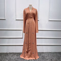 1428#Modest women clothing islamic maxi dress muslim luxury abaya